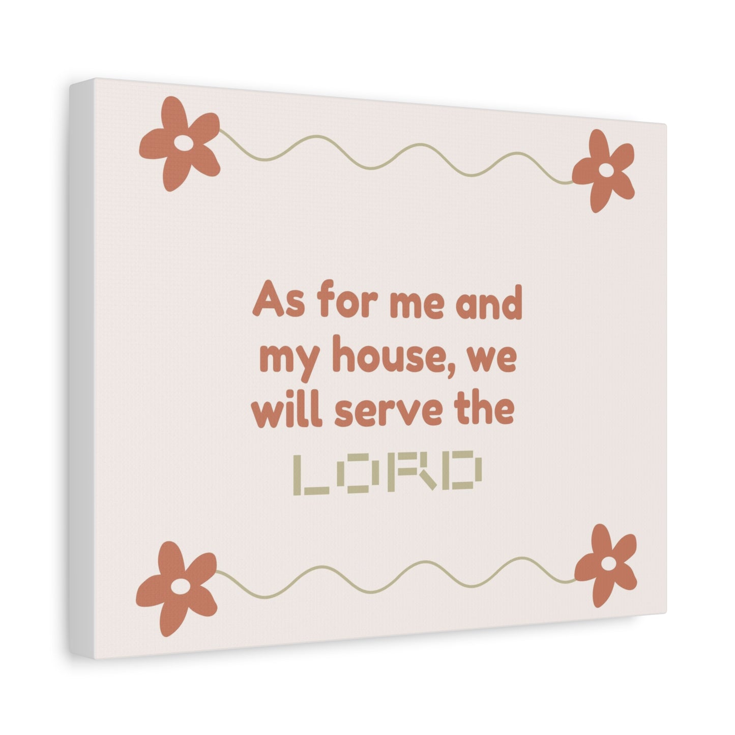 As for Me and My House Canvas
