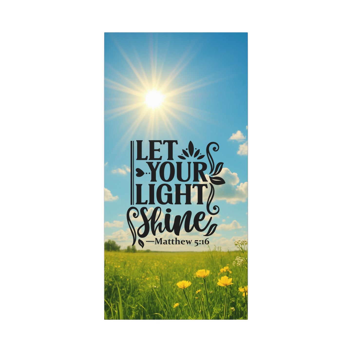 Let Your Light Shine Canvas