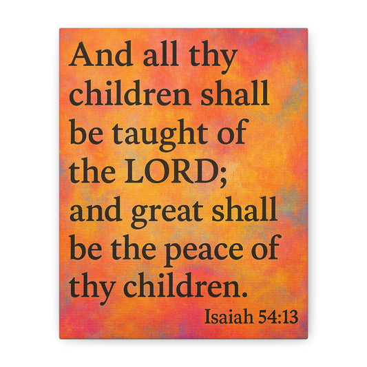 Thy Children Canvas