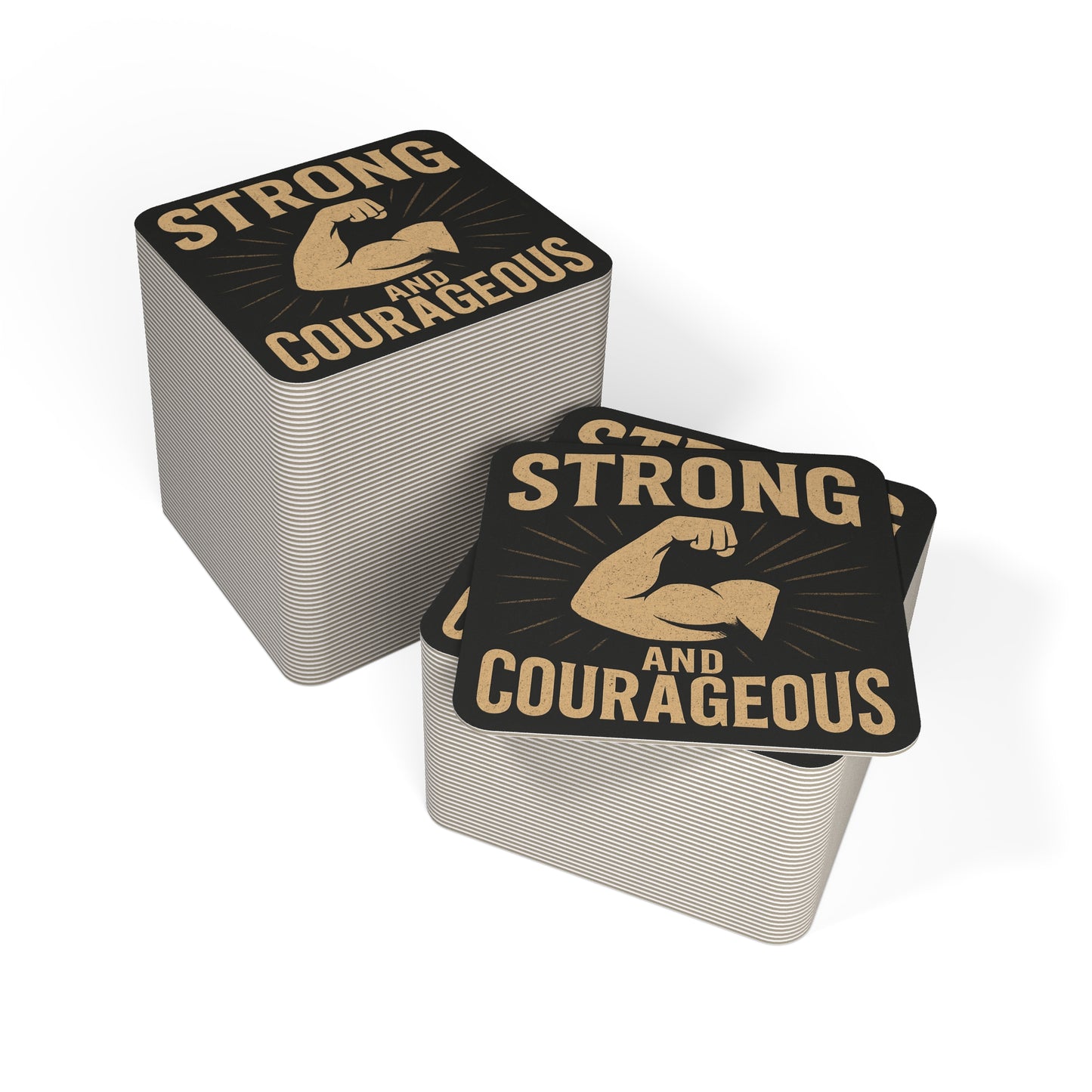 Strong & Courageous Coasters (50, 100 pcs)