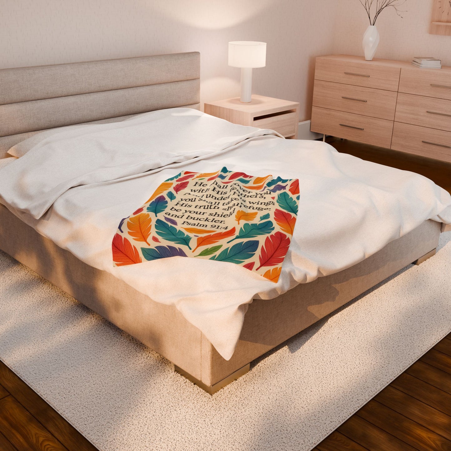 Covered Throw Blanket