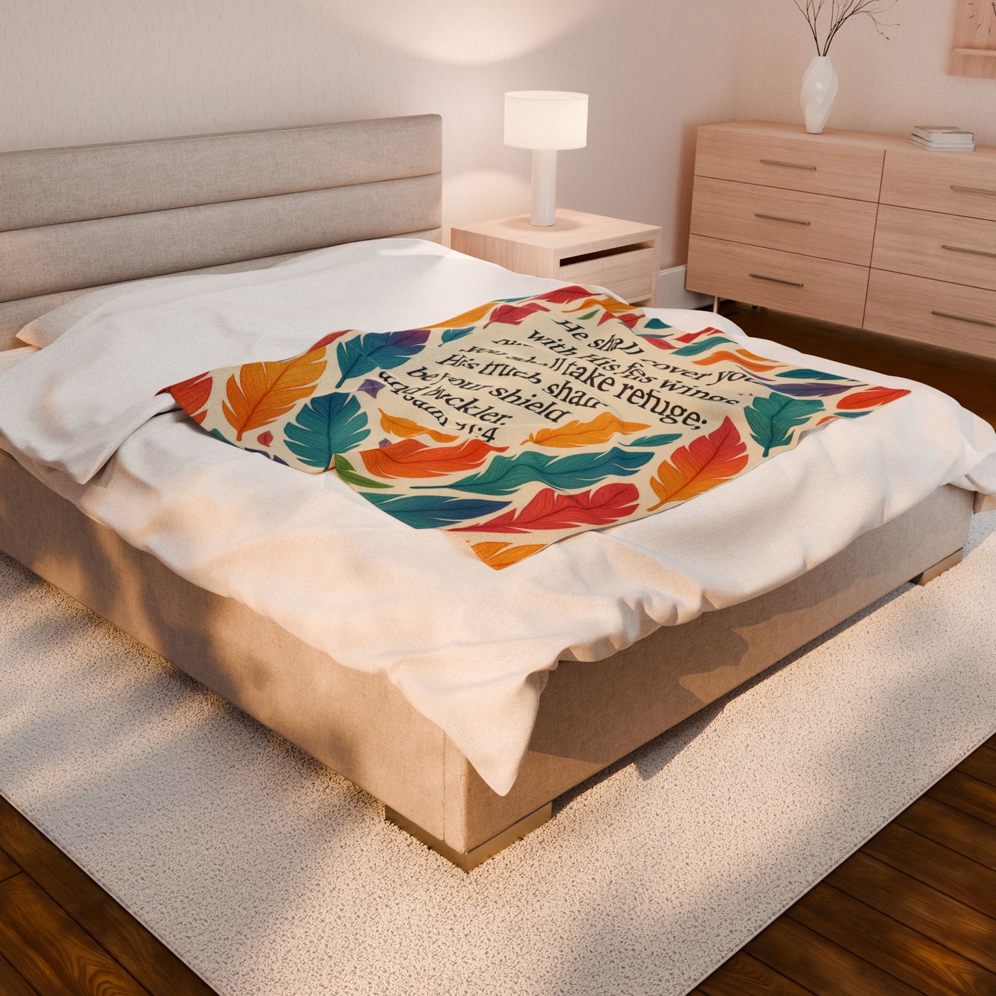 Covered Throw Blanket